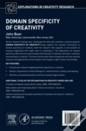 Capa do artigo Domain Specificity Of Creativity