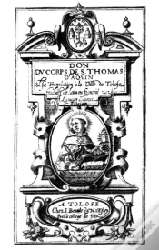 Capa do artigo Don Du Corps De S. Thomas D