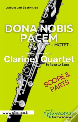 Capa do artigo Dona Nobis Pacem - Clarinet Quartet - Parts & Score