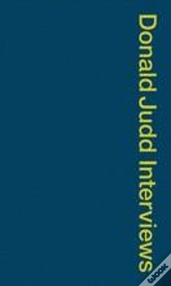 Capa do artigo Donald Judd Interviews /Anglais