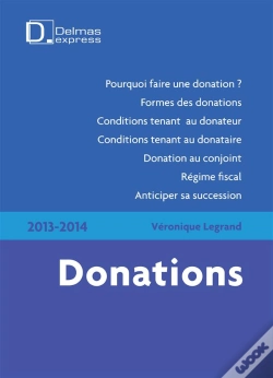 Capa do artigo Donations (Édition 2013)