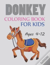 Capa do artigo Donkey Coloring Book For Kids Ages 4-12