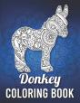 Donkey Coloring Book - Preview