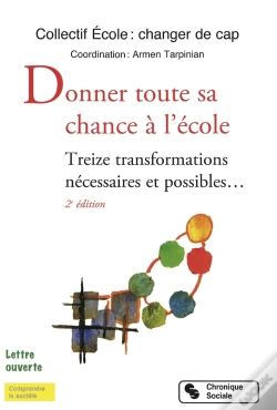 Capa do artigo Donner Toute Sa Chance À L'École