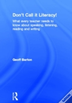 Capa do artigo Don'T Call It Literacy!