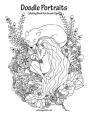 Doodle Portraits Coloring Book For Grown - Preview