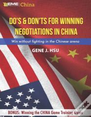 Dos & Don'Ts For Winning Negotiations In China