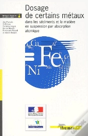 Capa do artigo Dosage De Certains Metaux Dans Les Sediments Et La Matiere En Suspension Par Absorption Atomique