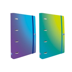 Capa do artigo Dossier Escolar A4 Com Recarga Pautada Oxford Gradient L/E 4 Argolas Sortido 400205940