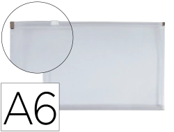 Capa do artigo Dossier Liderpapel A6 com Fecho Zip Transparente (10 Unidades)