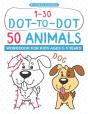 Dot To Dot 50 Animals Workbook - Preview