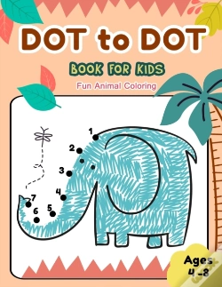 Capa do artigo Dot To Dot Books For Kids Ages 4-8 Fun Animal Coloring