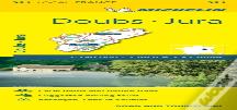 Doubs, Jura, France Local Map 321