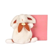 Capa do artigo Doudou Coelho Branco Com Laço Terractotta 25Cm Doudou Et Compagnie Lapin Bonbon Dc4667