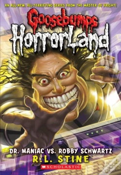 Capa do artigo Dr. Maniac Vs. Robby Schwartz (Goosebumps Horrorland #5)