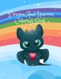 Dragon And Unicorn Coloring Book - Preview