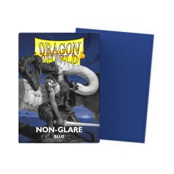 Capa do artigo Dragon Shield Matte Non-Glare Sleeves - Blue (100 Sleeves)