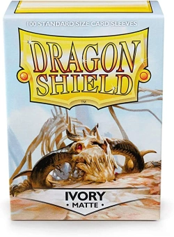Capa do artigo Dragon Shield Sleeves MATTE (100) Ivory (EN)