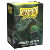 Capa do artigo Dragon Shield Standard size Matte Sleeves - Forest Green (100 Sleeves)