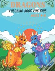 Dragons Coloring Book For Kids Ages 4-8