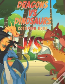 Capa do artigo Dragons Vs Dinosaurs Coloring Book