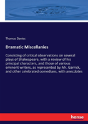 Dramatic Miscellanies - Preview