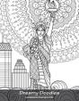 Dreamy Doodles Coloring Book For Grown-Ups 4, 5 & 6 - Preview