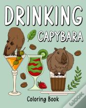 Drinking Capybara Coloring Book