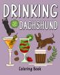 Drinking Dachshund Coloring Book - Preview