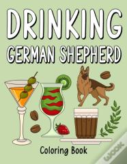 Drinking German Shepherd