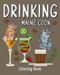 Drinking Maine Coon Coloring Book - Preview