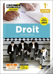 Capa do artigo Droit - 1re Stmg - Coll. Réflexe - Éd. 2025 - Livre + Licence