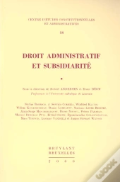 Droit Administratif Et Subsidiarite