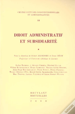 Capa do artigo Droit Administratif Et Subsidiarite