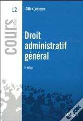 Droit Administratif Général (9e Édition)