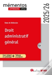 Capa do artigo Droit Administratif Général (Édition 2025/2026)