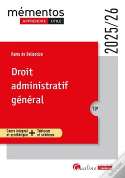 Capa do artigo Droit Administratif Général (Édition 2025/2026)