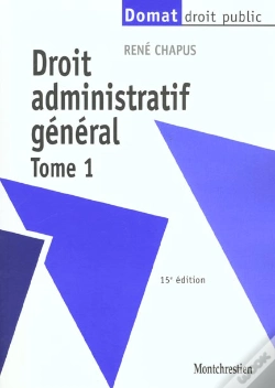 Capa do artigo Droit Administratif General T1 - 15eme Edition - Vol01