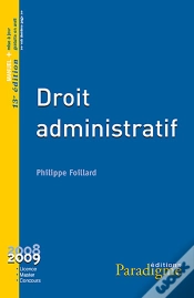 Capa do artigo Droit Administratif