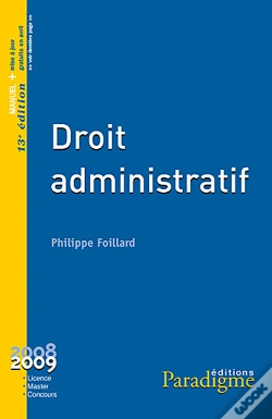 Capa do artigo Droit Administratif