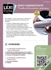 Capa do artigo Droit Administratif: Procédure Administrative Contentieuse