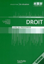 Capa do artigo Droit ; Bts 1ère Année ; Collection En Situation (Consommable) ; Livre Du Professeur