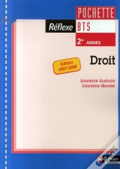 Droit ; Bts 2e Année ; Élève (Édition 2007-2008)