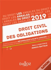 Capa do artigo Droit Civil Des Obligations 2019. Methodologie & Sujets Corriges