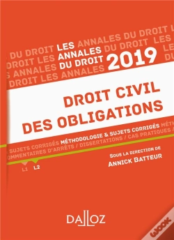 Capa do artigo Droit Civil Des Obligations 2019. Methodologie & Sujets Corriges