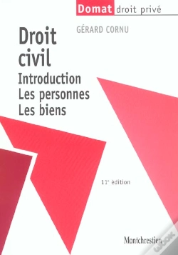 Capa do artigo Droit Civil ; Introduction, Les Personnes, Les Biens