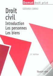 Capa do artigo Droit Civil ; Introduction, Les Personnes, Les Biens
