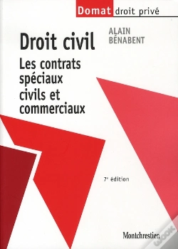 Capa do artigo Droit Civil ; Les Contrats Spéciaux Civils Et Commerciaux (7e Édition)