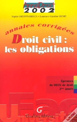 Capa do artigo Droit Civil ; Les Obligations ; Edition 2002