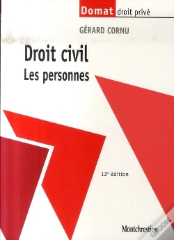 Capa do artigo Droit Civil ; Les Personnes (13e Édition)